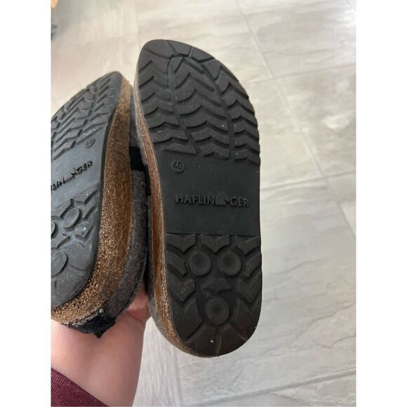 Haflinger Woman’s Slip On Clog Slippers Pure New Wool Size 40 - Picture 10 of 16